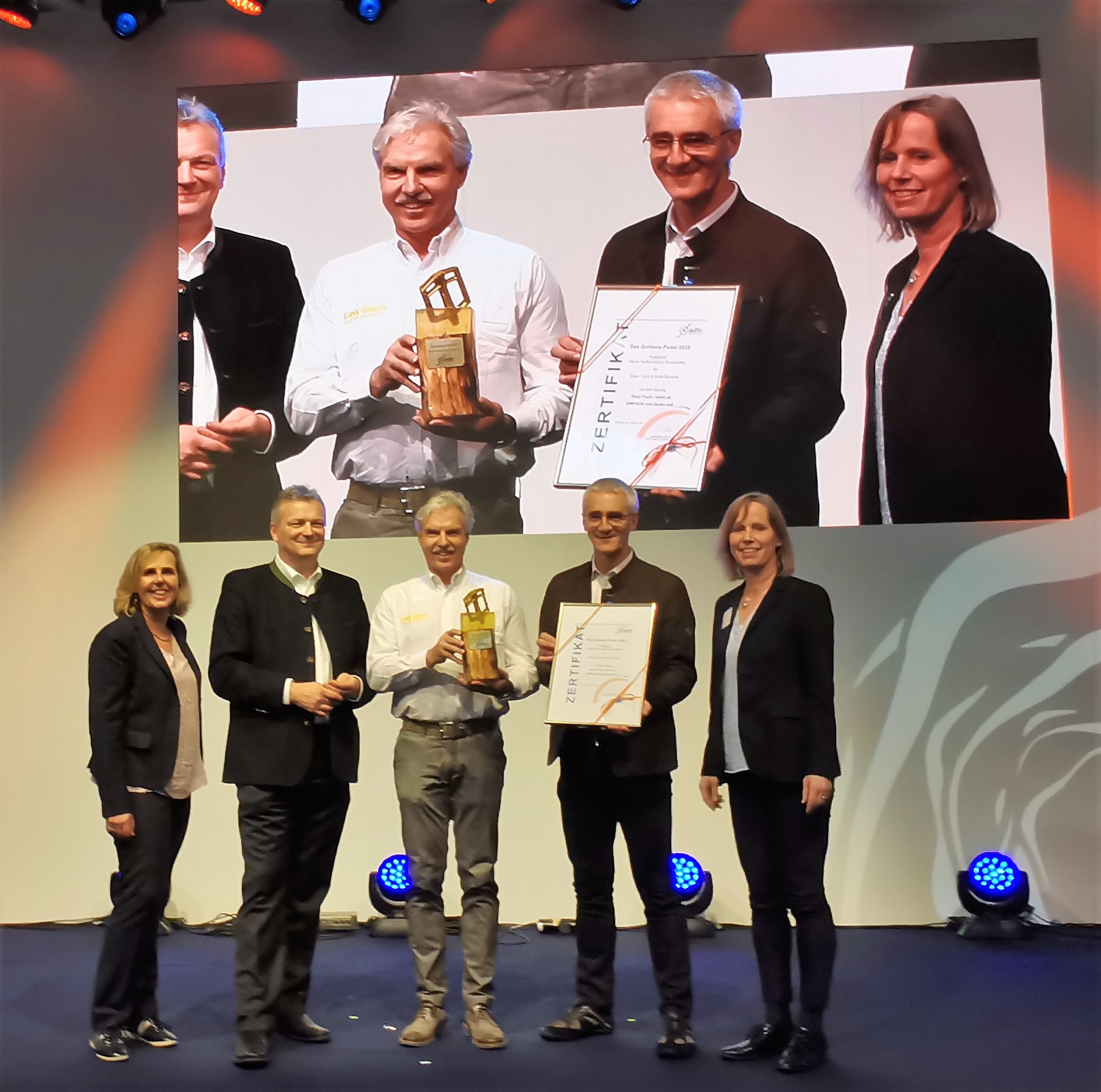AND THE &#8222;Das Goldene Pedal 2020&#8220; GOES TO  Easy Tours &#038; Hotel Sommer